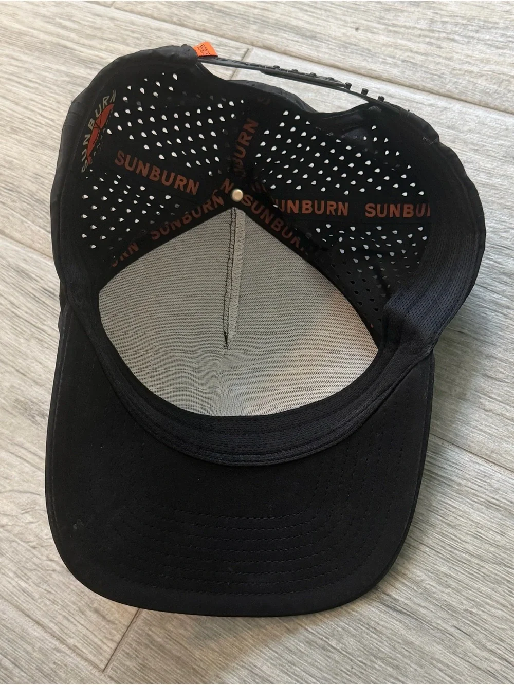 Florida Sunburn Cannabis 10/10 Snapback Hat Black Waterproof Trucker